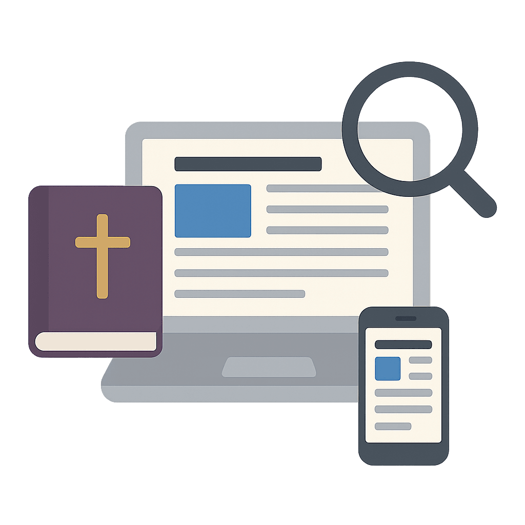 A church leader turning a sermon video into a blog post.