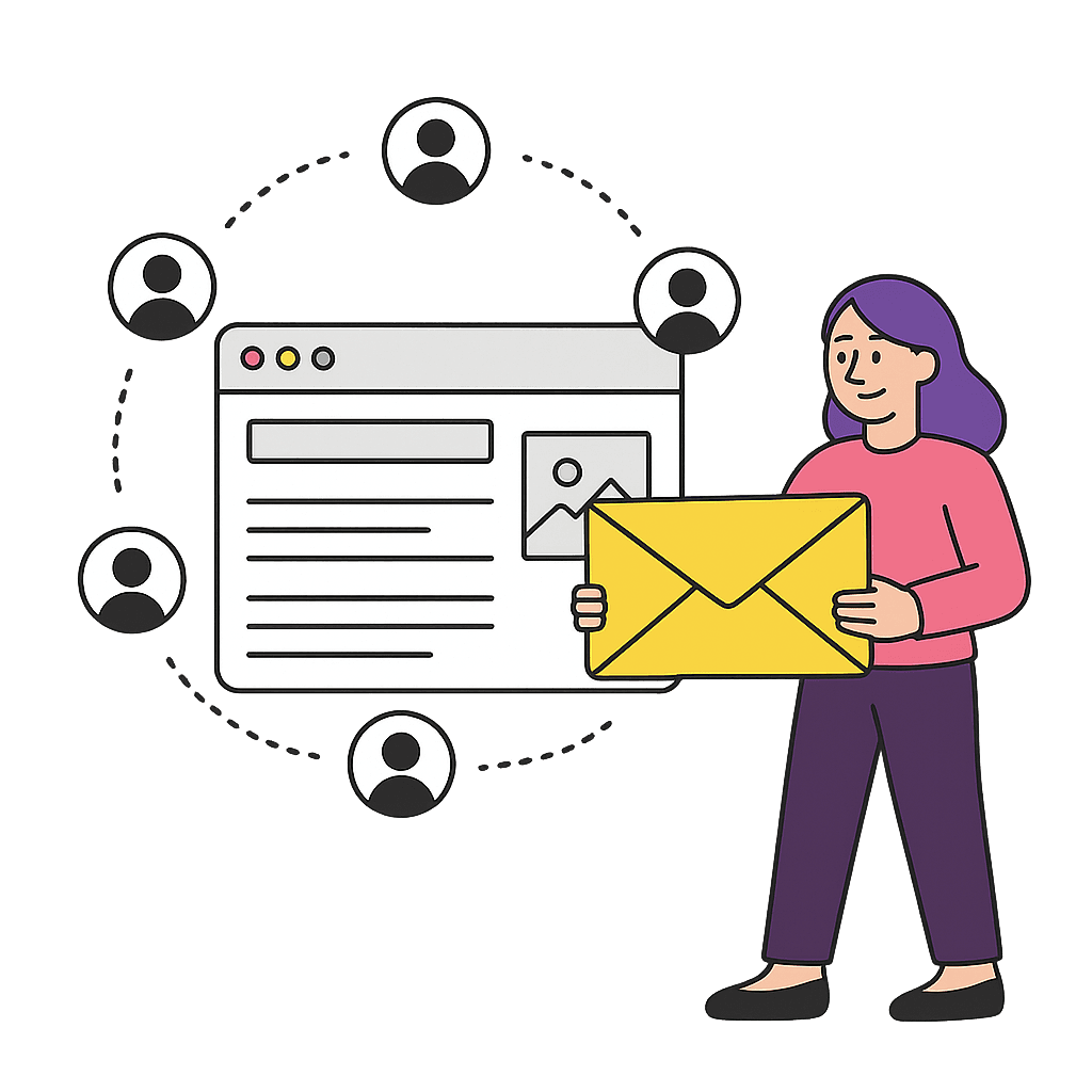 YouTube creator converting a video into a blog posts or email newsletter.