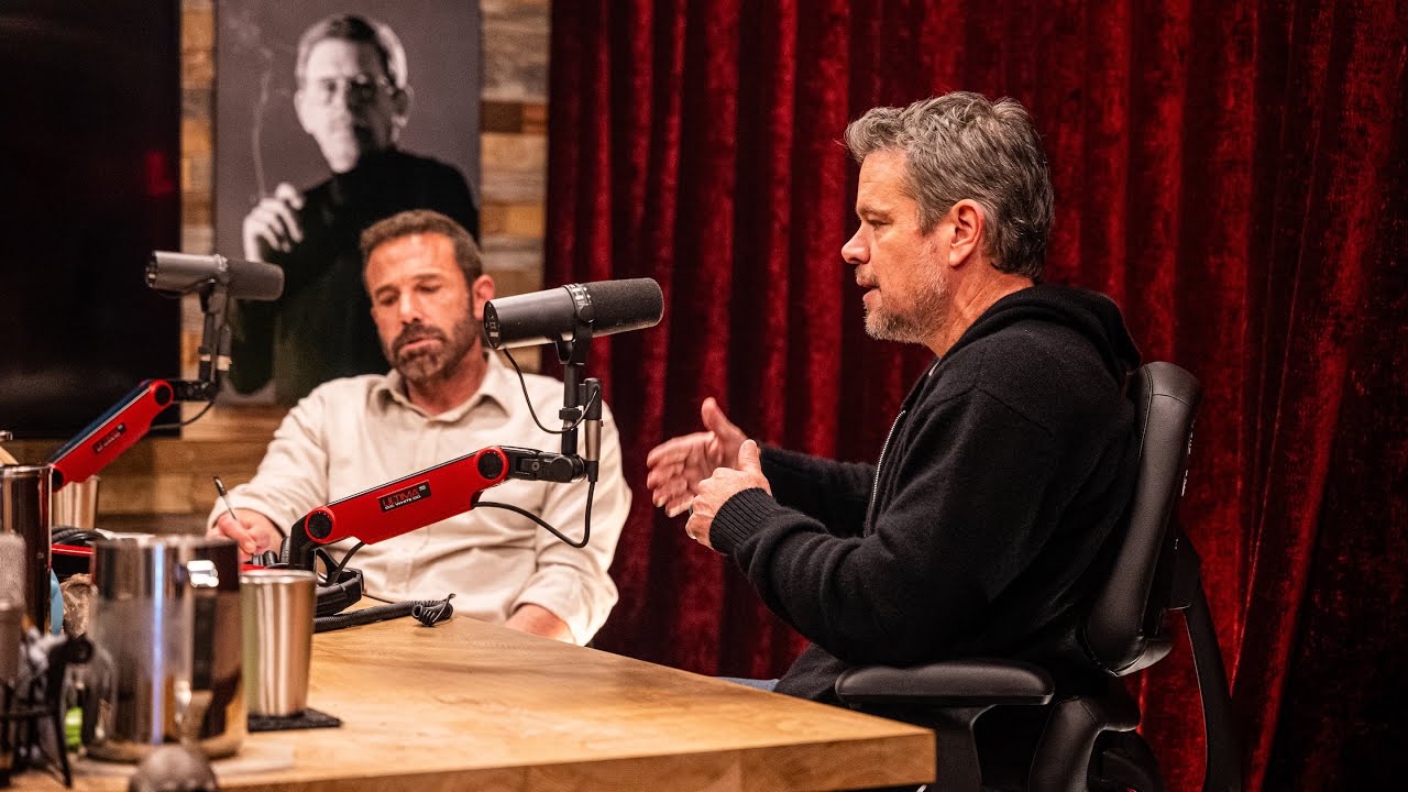 Thumbnail for Joe Rogan Experience #2440 with Matt Damon and Ben Affleck
