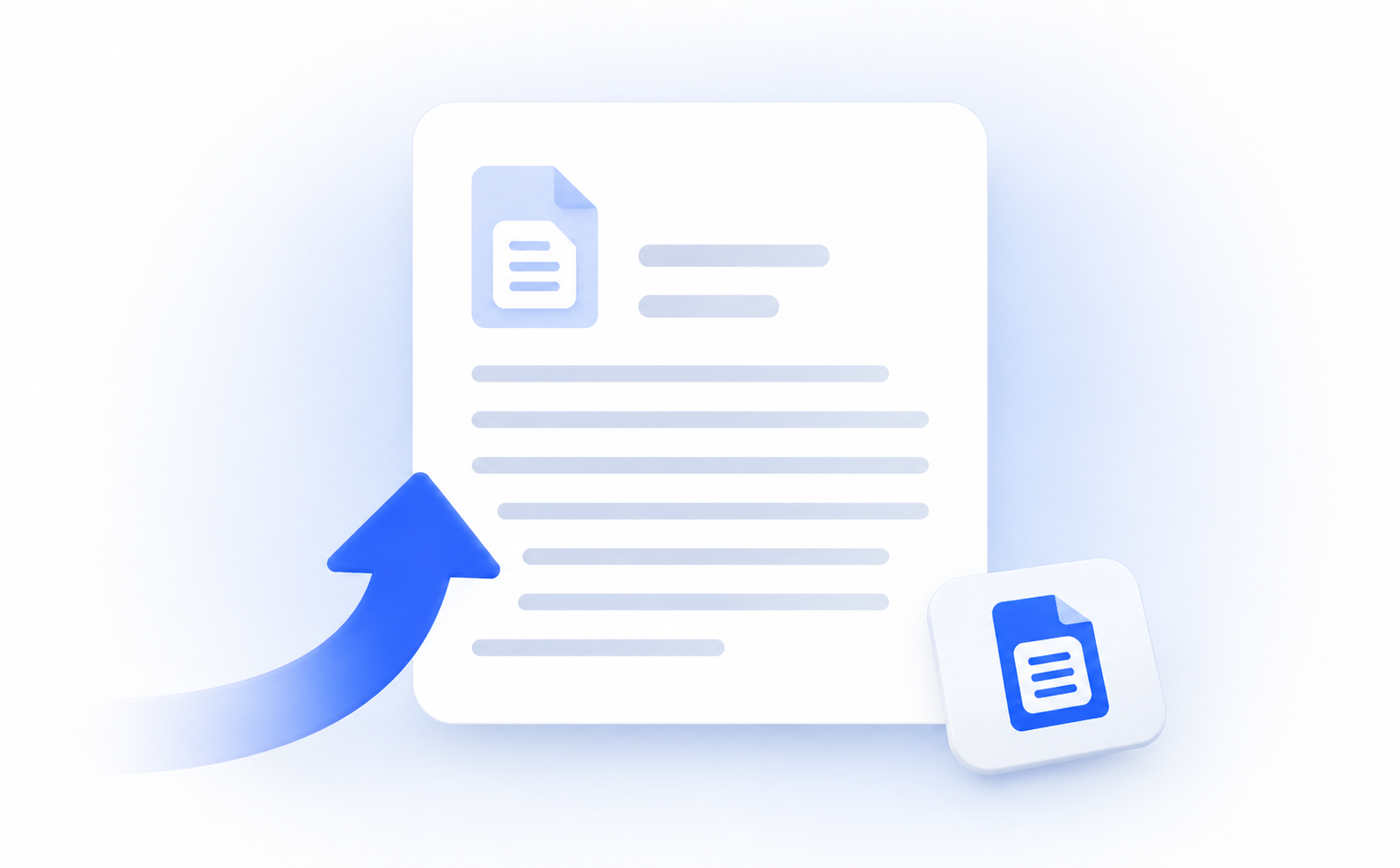 Simple illustration of uploading a transcript file into the app.